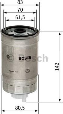 BOSCH 1 457 434 510 - Топливный фильтр parts5.com