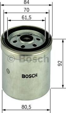 BOSCH 1 457 434 051 - Топливный фильтр parts5.com