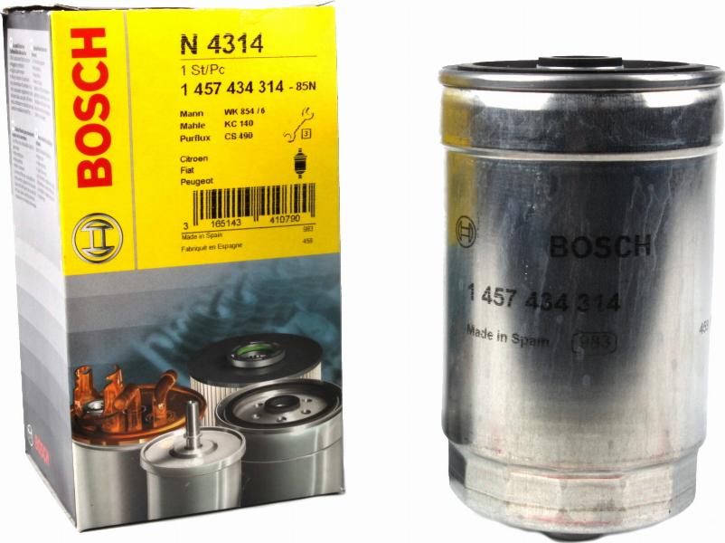 BOSCH 1 457 434 314 - Топливный фильтр parts5.com