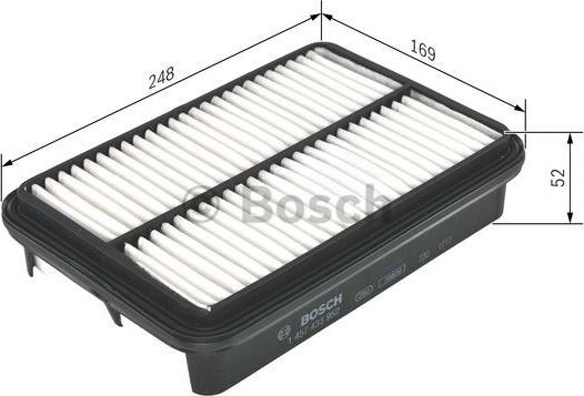 BOSCH 1 457 433 952 - Воздушный фильтр parts5.com