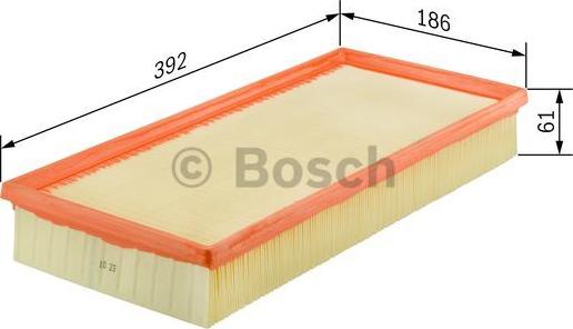 BOSCH 1 457 433 531 - Воздушный фильтр parts5.com