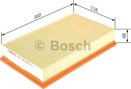 BOSCH 1 457 433 523 - Воздушный фильтр parts5.com