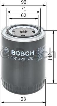 BOSCH 1 457 429 675 - Filtro combustible parts5.com