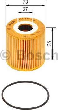 BOSCH 1 457 429 284 - Масляный фильтр parts5.com