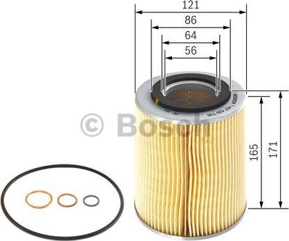 BOSCH 1 457 429 735 - Масляный фильтр parts5.com