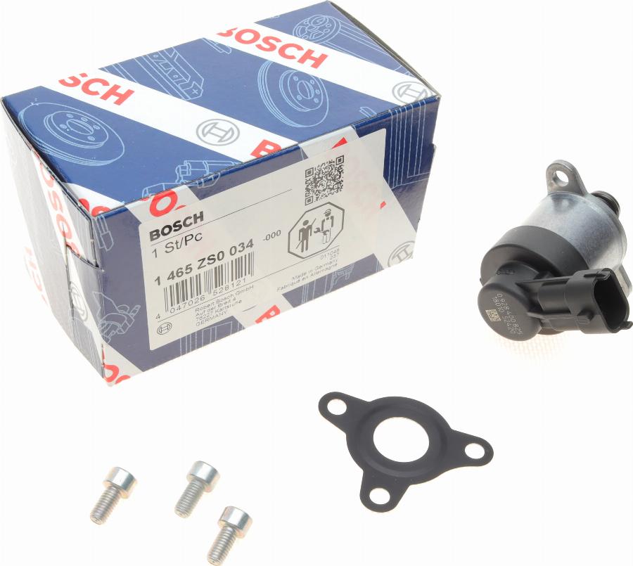 BOSCH 1 465 ZS0 034 - Регулирующий клапан, количество топлива (Common-Rail-System) parts5.com