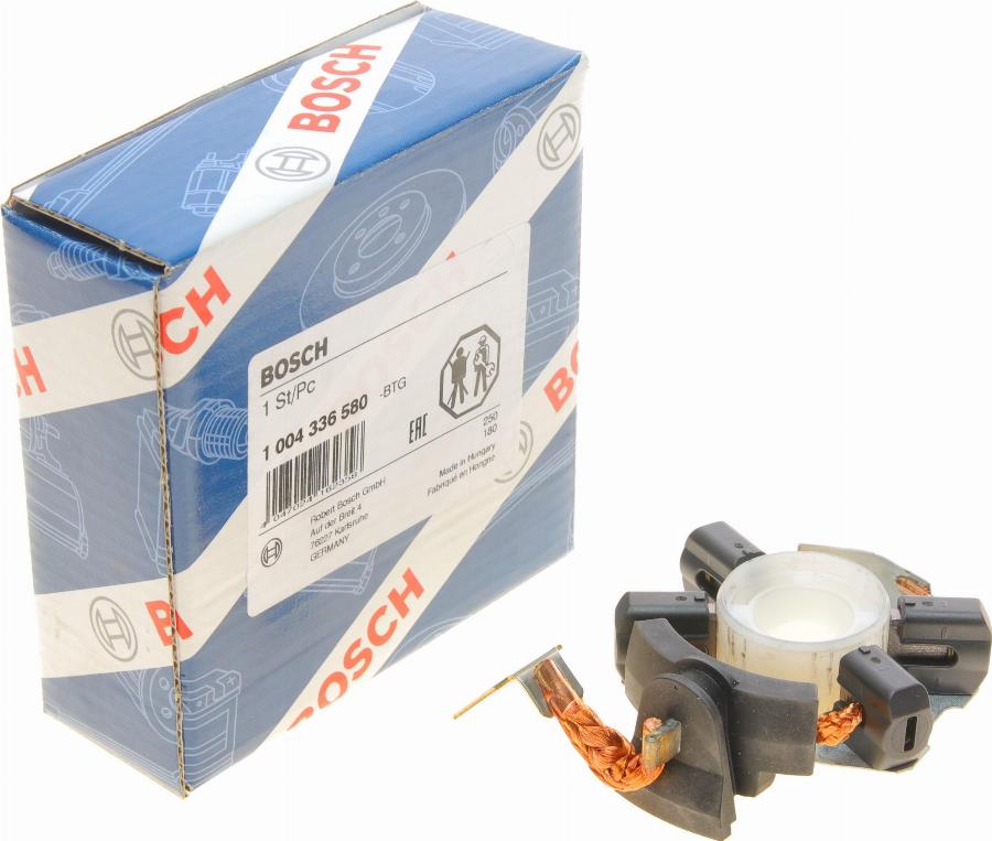 BOSCH 1 004 336 580 - Soporte, escobillas de carbón parts5.com