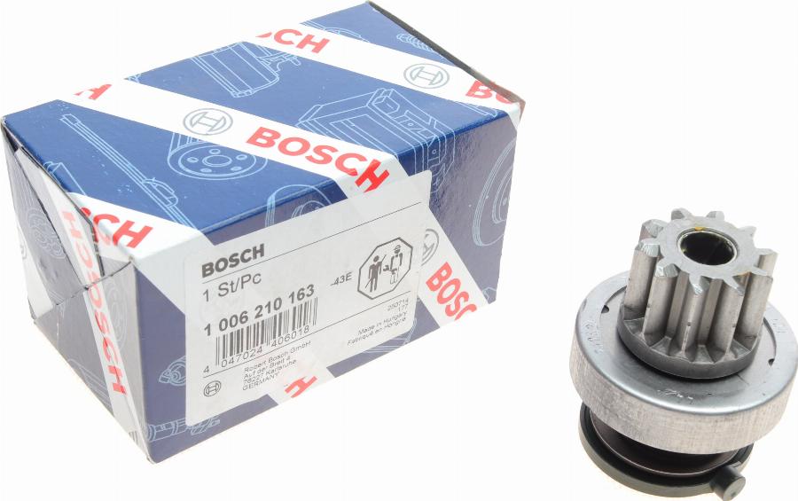 BOSCH 1 006 210 163 - Ведущая шестерня, стартер parts5.com