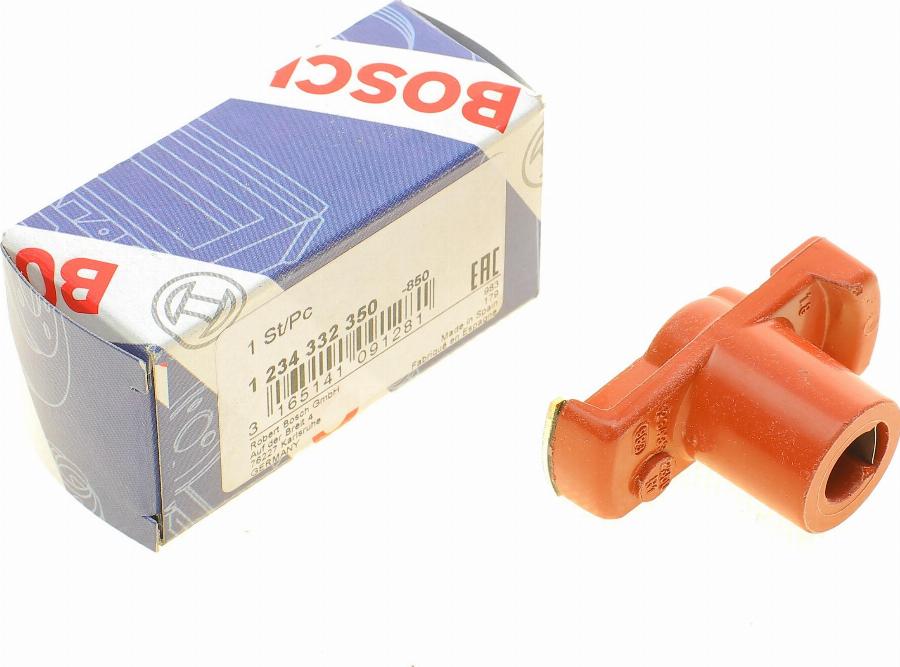 BOSCH 1 234 332 350 - Бегунок распределителя зажигани parts5.com