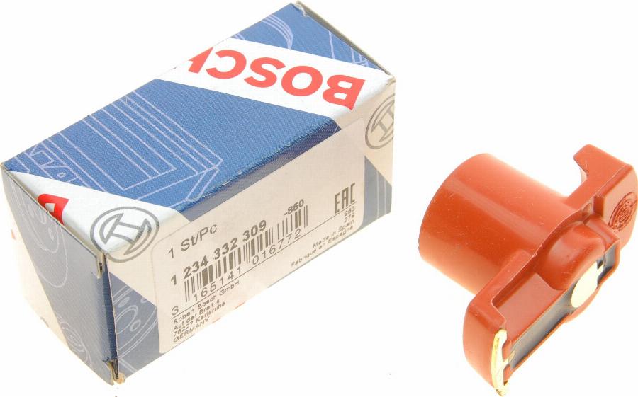 BOSCH 1 234 332 309 - Бегунок распределителя зажигани parts5.com