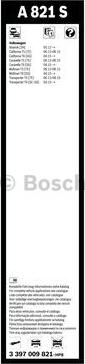 BOSCH 3 397 009 821 - Щетка стеклоочистителя parts5.com