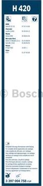 BOSCH 3 397 004 758 - Limpiaparabrisas parts5.com