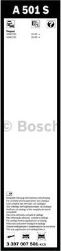 BOSCH 3 397 007 501 - Limpiaparabrisas parts5.com