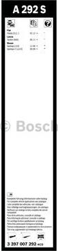 BOSCH 3 397 007 292 - Щетка стеклоочистителя parts5.com