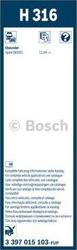 BOSCH 3 397 015 103 - Limpiaparabrisas parts5.com