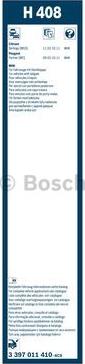 BOSCH 3 397 011 410 - Limpiaparabrisas parts5.com