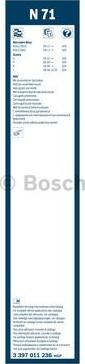 BOSCH 3 397 011 238 - Limpiaparabrisas parts5.com