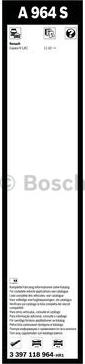 BOSCH 3 397 118 964 - Wiper Blade parts5.com