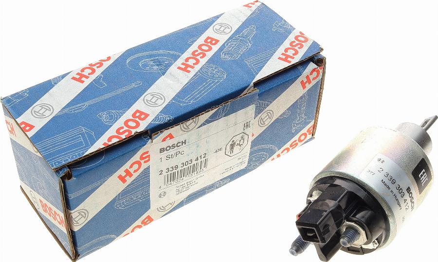 BOSCH 2 339 303 412 - Тяговое реле, стартер parts5.com