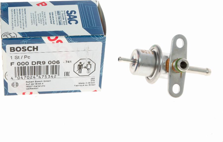 BOSCH F 000 DR9 006 - Регулятор давления подачи топлива parts5.com