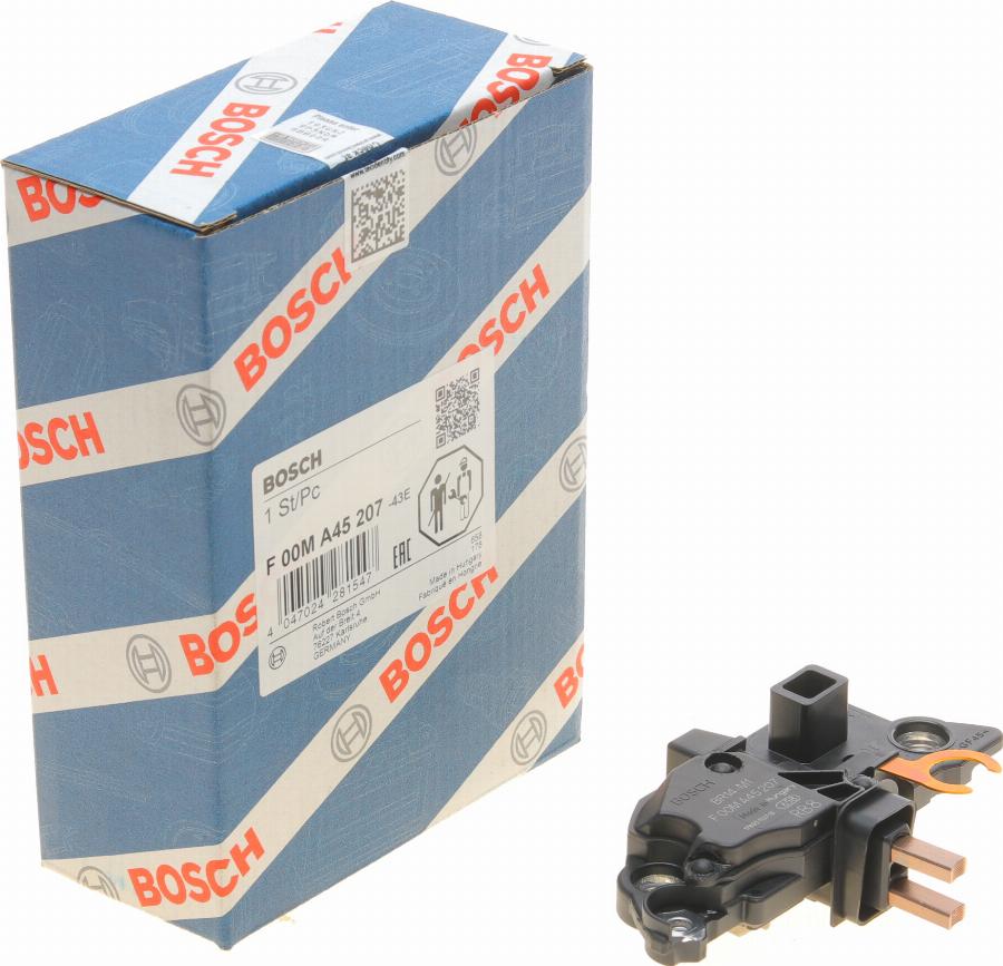 BOSCH F 00M A45 207 - Регулятор напряжения, генератор parts5.com