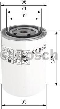 BOSCH F 026 404 011 - Фильтр охлаждающей жидкости parts5.com