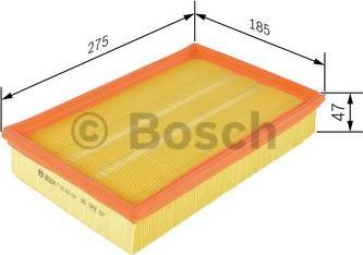 BOSCH F 026 400 424 - Воздушный фильтр parts5.com