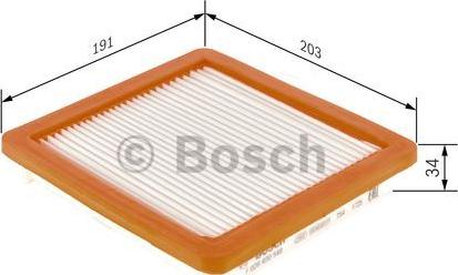 BOSCH F 026 400 548 - Воздушный фильтр parts5.com