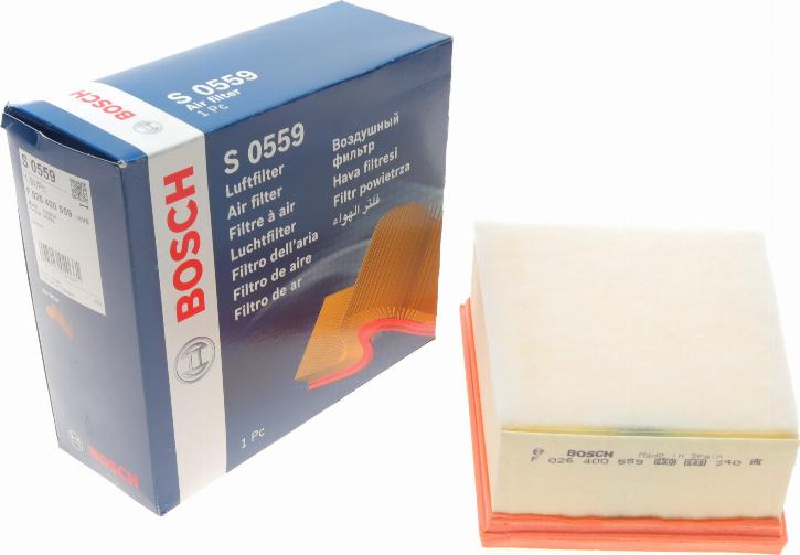 BOSCH F 026 400 559 - Air Filter parts5.com