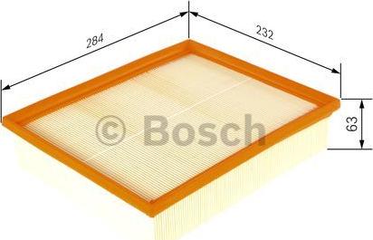 BOSCH F 026 400 555 - Воздушный фильтр parts5.com