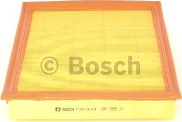 BOSCH F 026 400 004 - Воздушный фильтр parts5.com