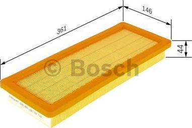 BOSCH F 026 400 151 - Воздушный фильтр parts5.com