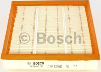 BOSCH F 026 400 356 - Воздушный фильтр parts5.com