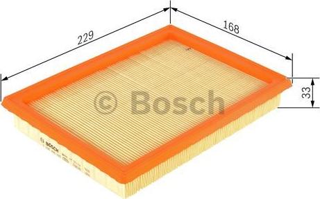 BOSCH F 026 400 222 - Воздушный фильтр parts5.com