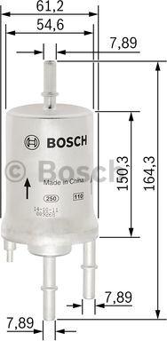 BOSCH F 026 403 006 - Топливный фильтр parts5.com