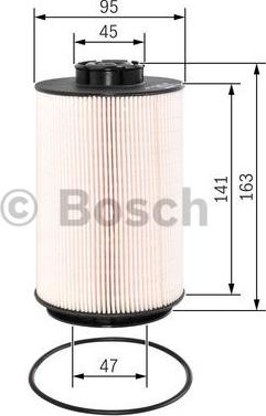 BOSCH F 026 402 070 - Топливный фильтр parts5.com