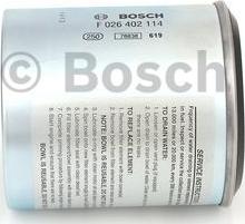 BOSCH F 026 402 114 - Топливный фильтр parts5.com