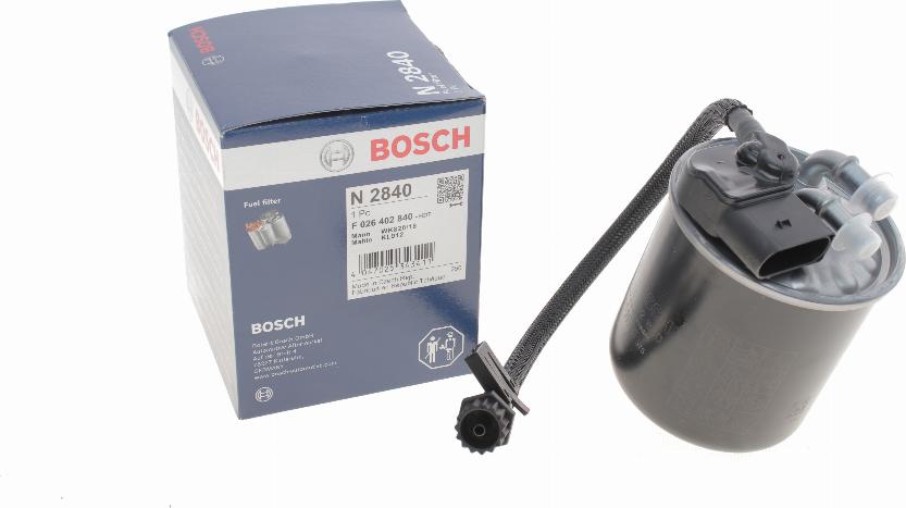 BOSCH F 026 402 840 - Топливный фильтр parts5.com