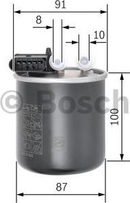 BOSCH F 026 402 842 - Топливный фильтр parts5.com