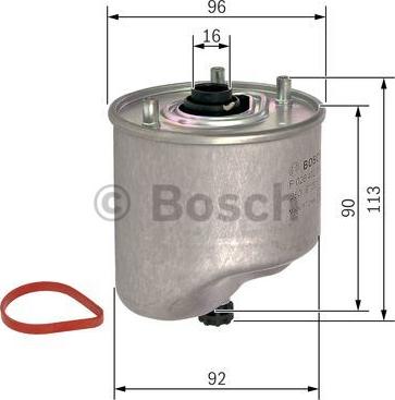 BOSCH F 026 402 864 - Топливный фильтр parts5.com