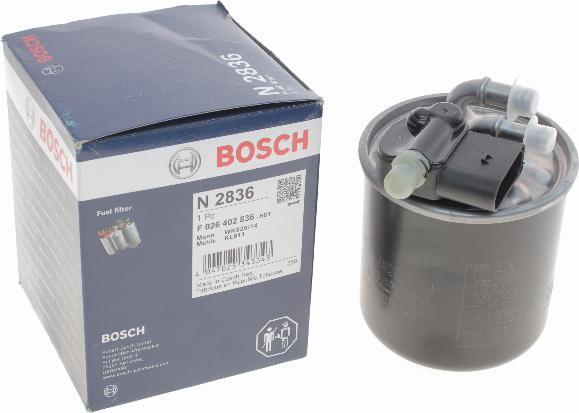 BOSCH F 026 402 836 - Топливный фильтр parts5.com