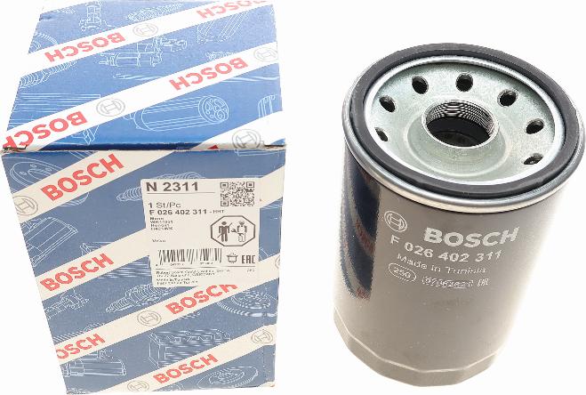 BOSCH F 026 402 311 - Топливный фильтр parts5.com