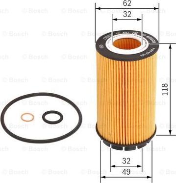 BOSCH F 026 407 069 - Масляный фильтр parts5.com