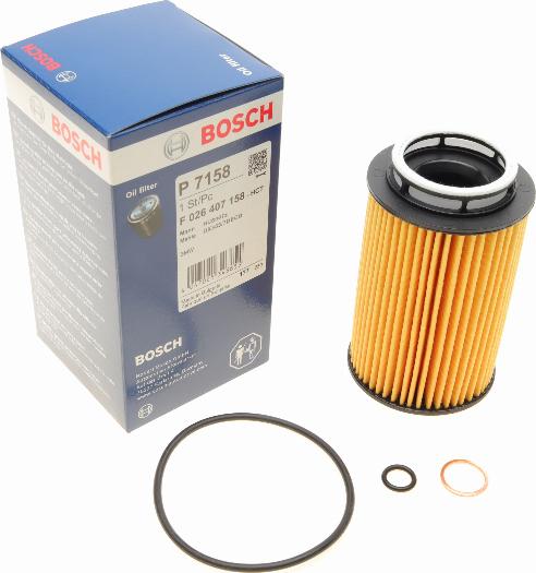 BOSCH F 026 407 158 - Масляный фильтр parts5.com