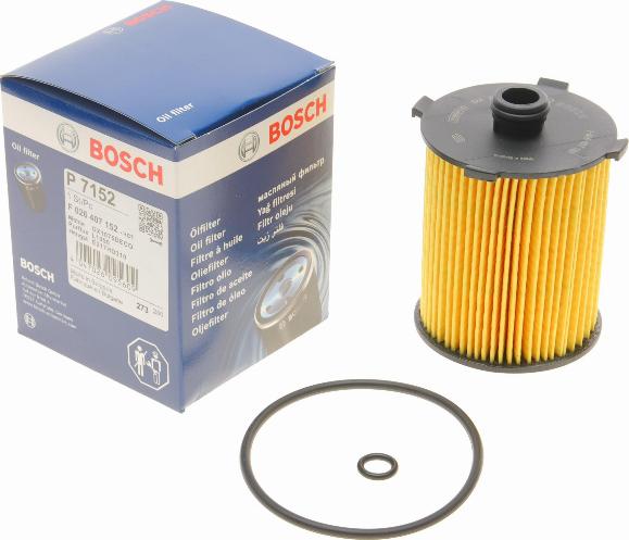 BOSCH F 026 407 152 - Масляный фильтр parts5.com