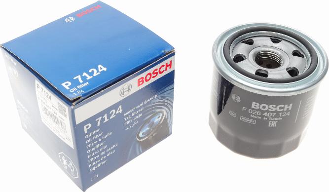 BOSCH F 026 407 124 - Filtro de aceite parts5.com