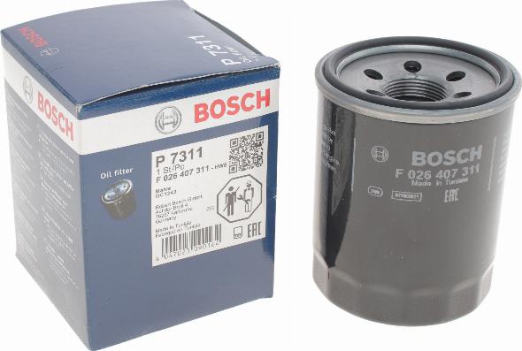 BOSCH F 026 407 311 - Масляный фильтр parts5.com