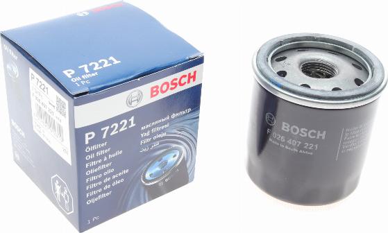 BOSCH F 026 407 221 - Filtro de aceite parts5.com