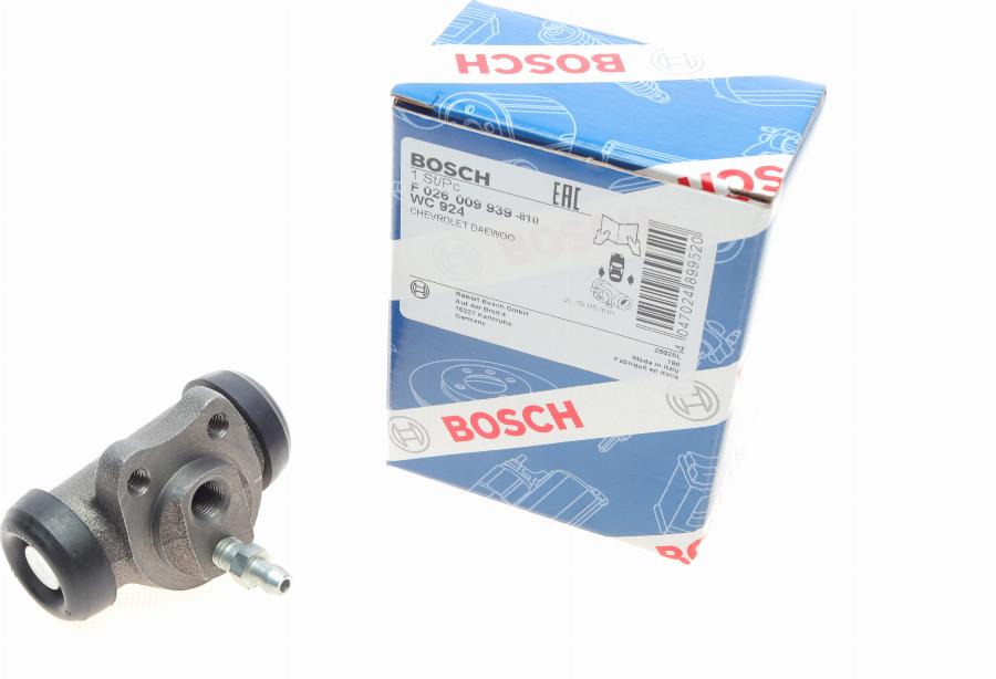 BOSCH F 026 009 939 - Колесный тормозной цилиндр parts5.com