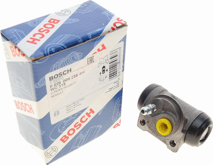 BOSCH F 026 009 235 - Колесный тормозной цилиндр parts5.com